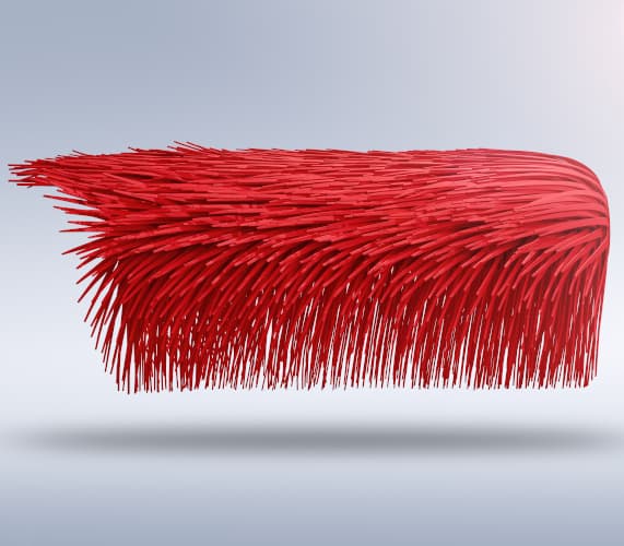 Sonny's 80" DCW Top Brush - Gallop Brush